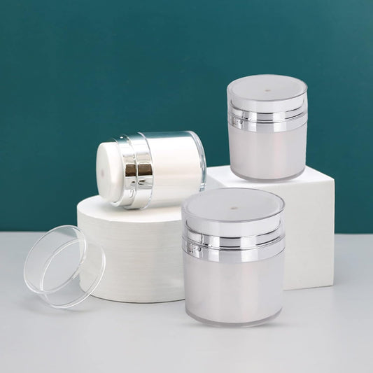 Cream Jar Vacuum Bottle ( 3 Pack )