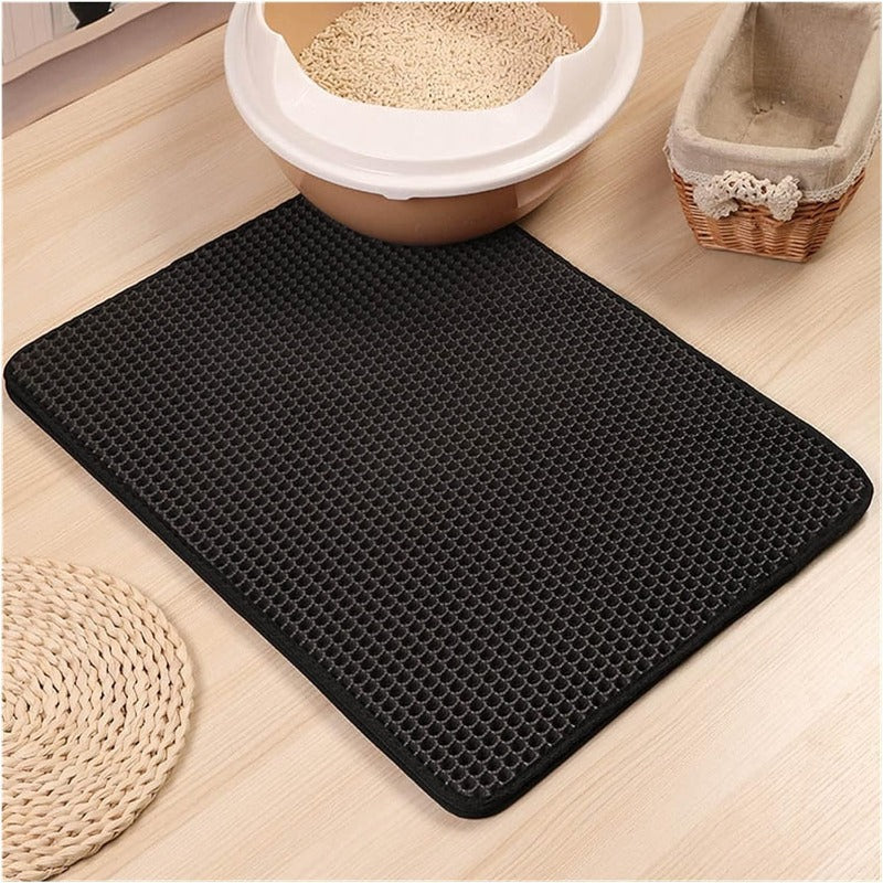 Double Layer Trapping Cat Litter Mat
