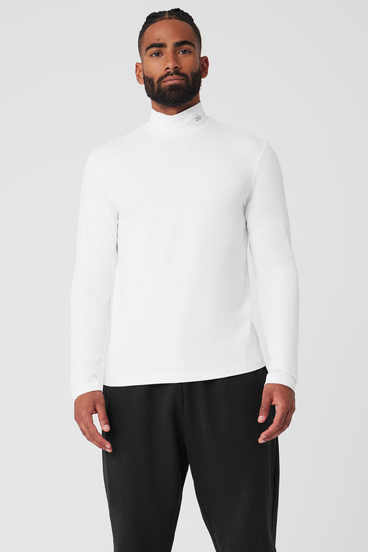 Conquer Reform Mock Neck Long Sleeve - White