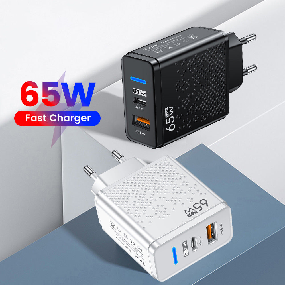 Mobile Phone Adapter 65W 5USB Type C