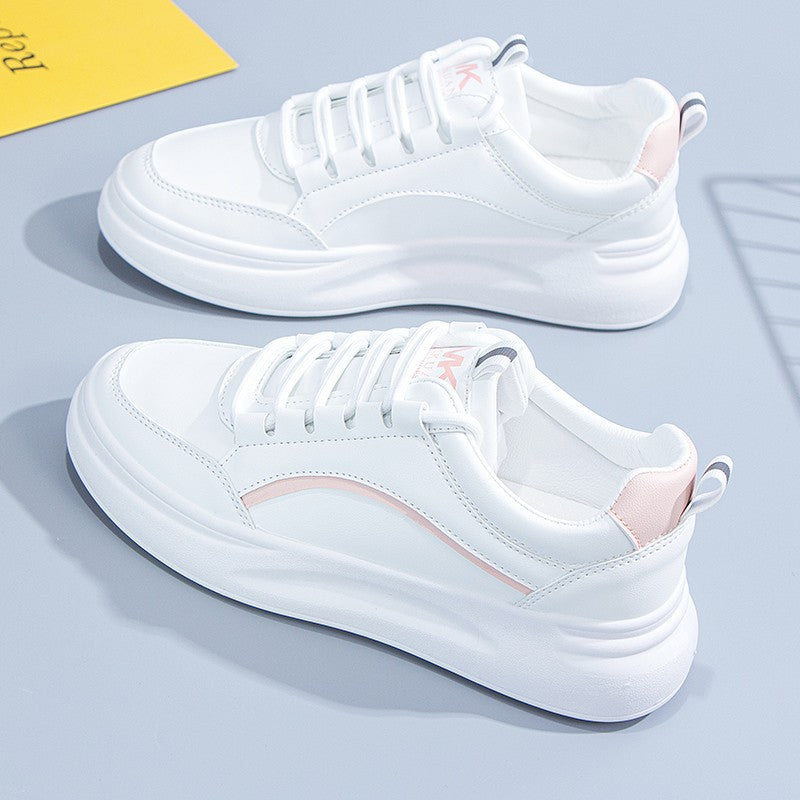New Style Women's White Height-Increasing Sneakers