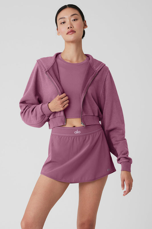 Washed Sweet Escape Hoodie - Soft Mulberry Wash