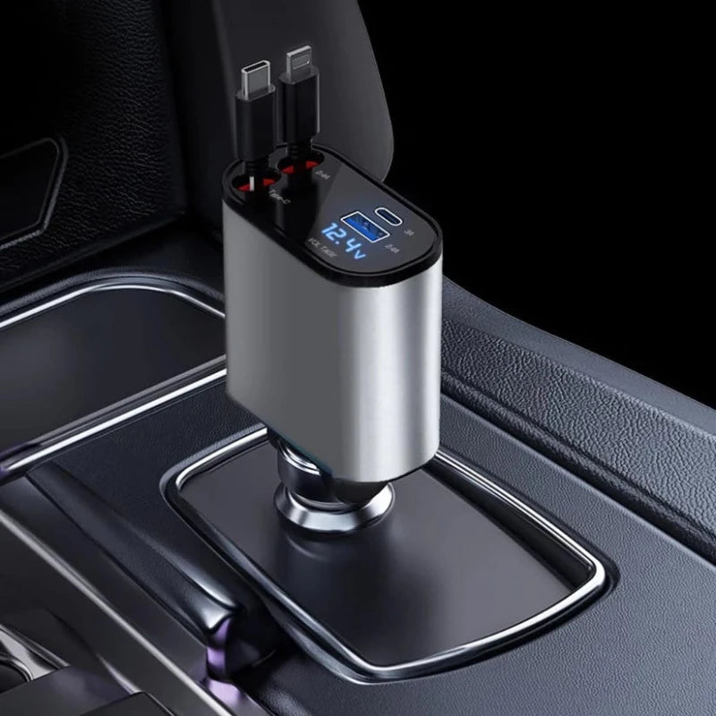 Fast Retractable Car Charger