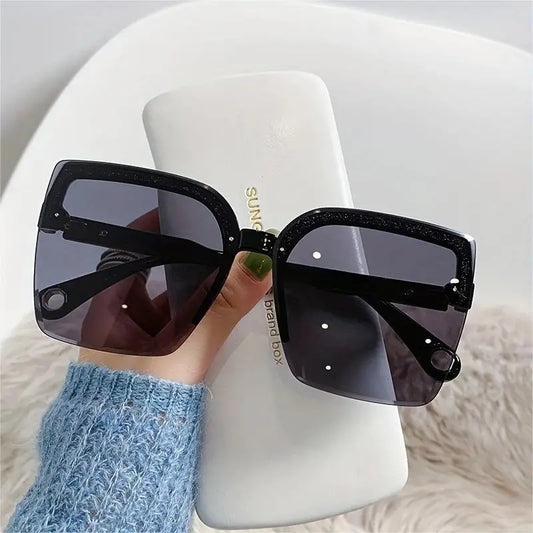 Women's Fashion Semi Rimless Sunglasses