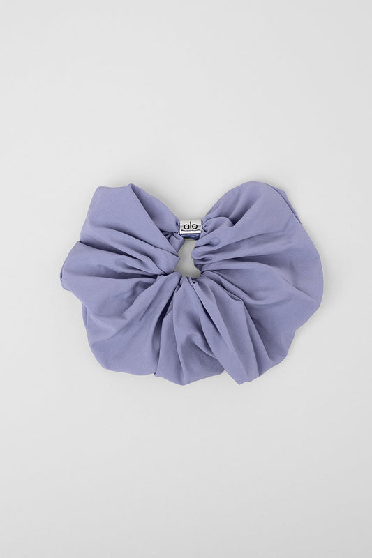 Bead It Oversized Scrunchie - Lilac Blue
