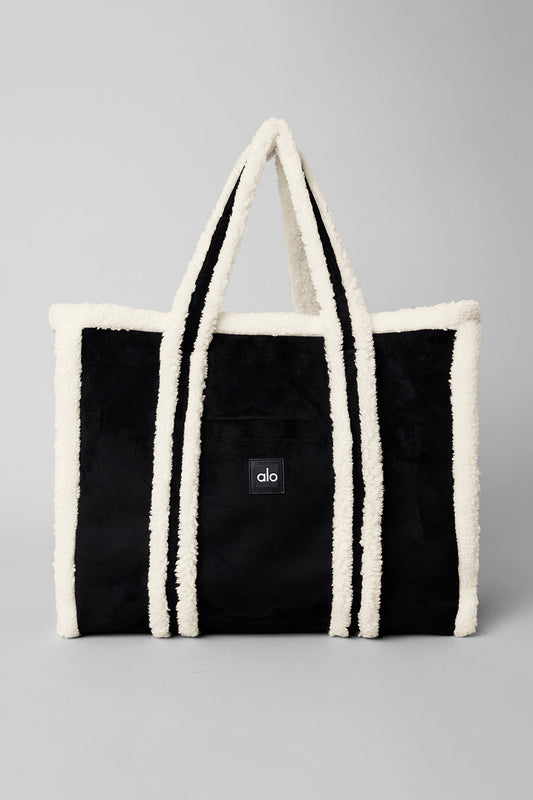 Winterfun Tote Bag - Black/Ivory