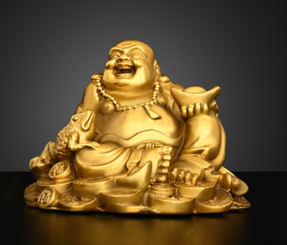 Pure Copper Maitreya Laughing Buddha